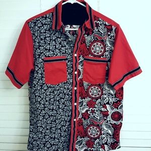 Vintage 60s/70s/80s Retro Cotton Button Up